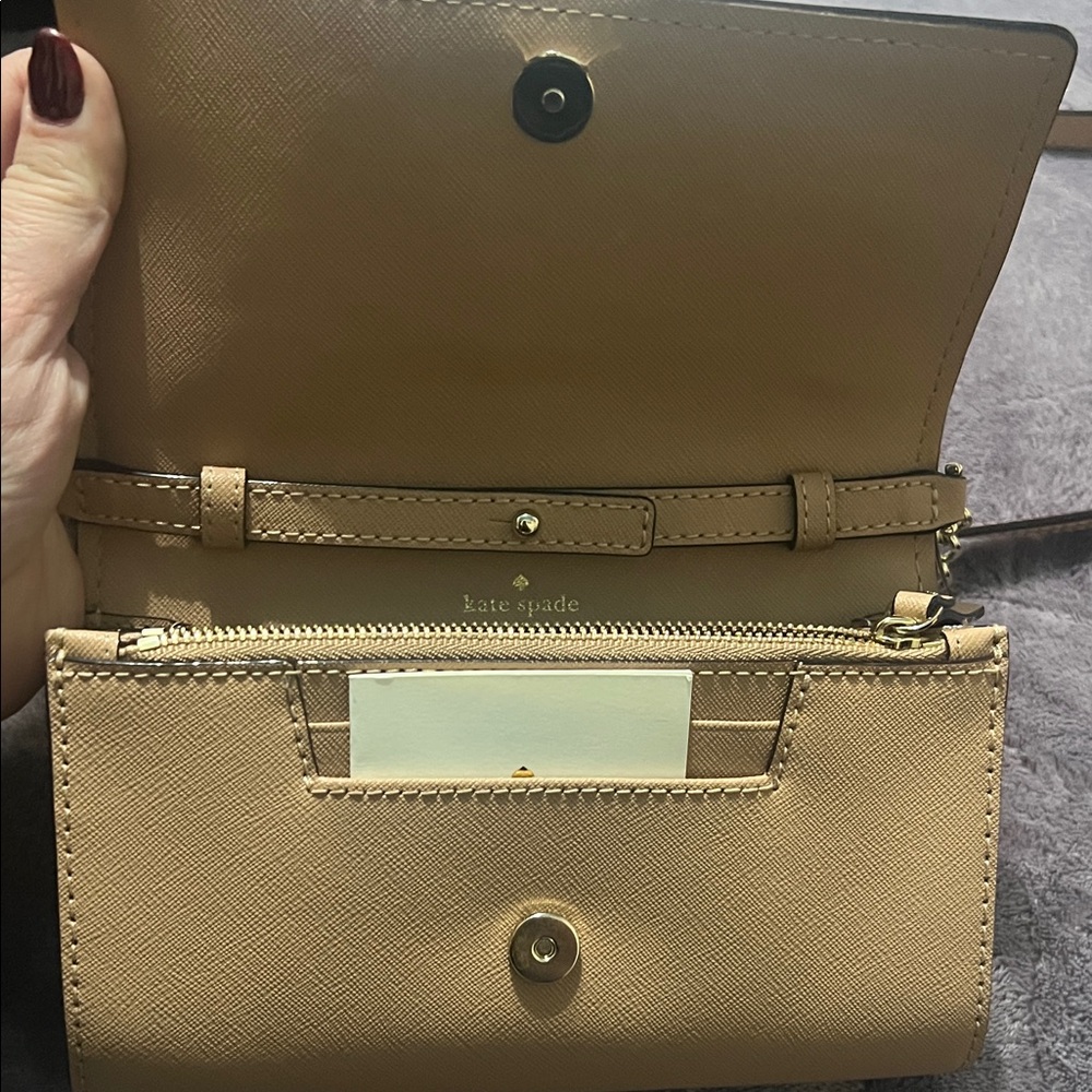 kate spade Pale Brown Crossbody with Gold Hardware - Picture 3 of 14